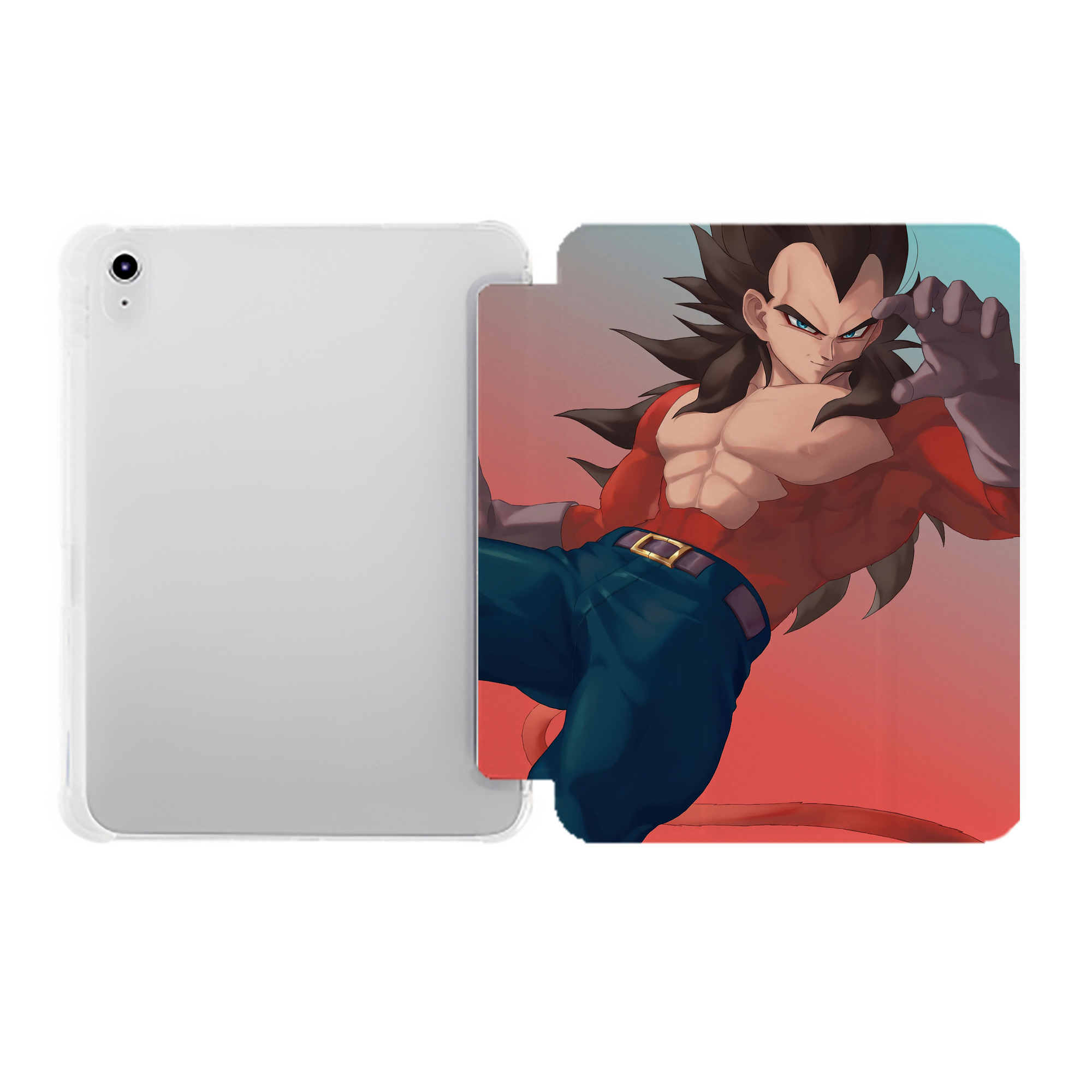 （画像用） ドラゴンボール DRAGON BALL IPad ケース ペン収納付き 三つ折りスタンド PUレザー×シリコン 対応機種9.5/10.5/10.9インチ